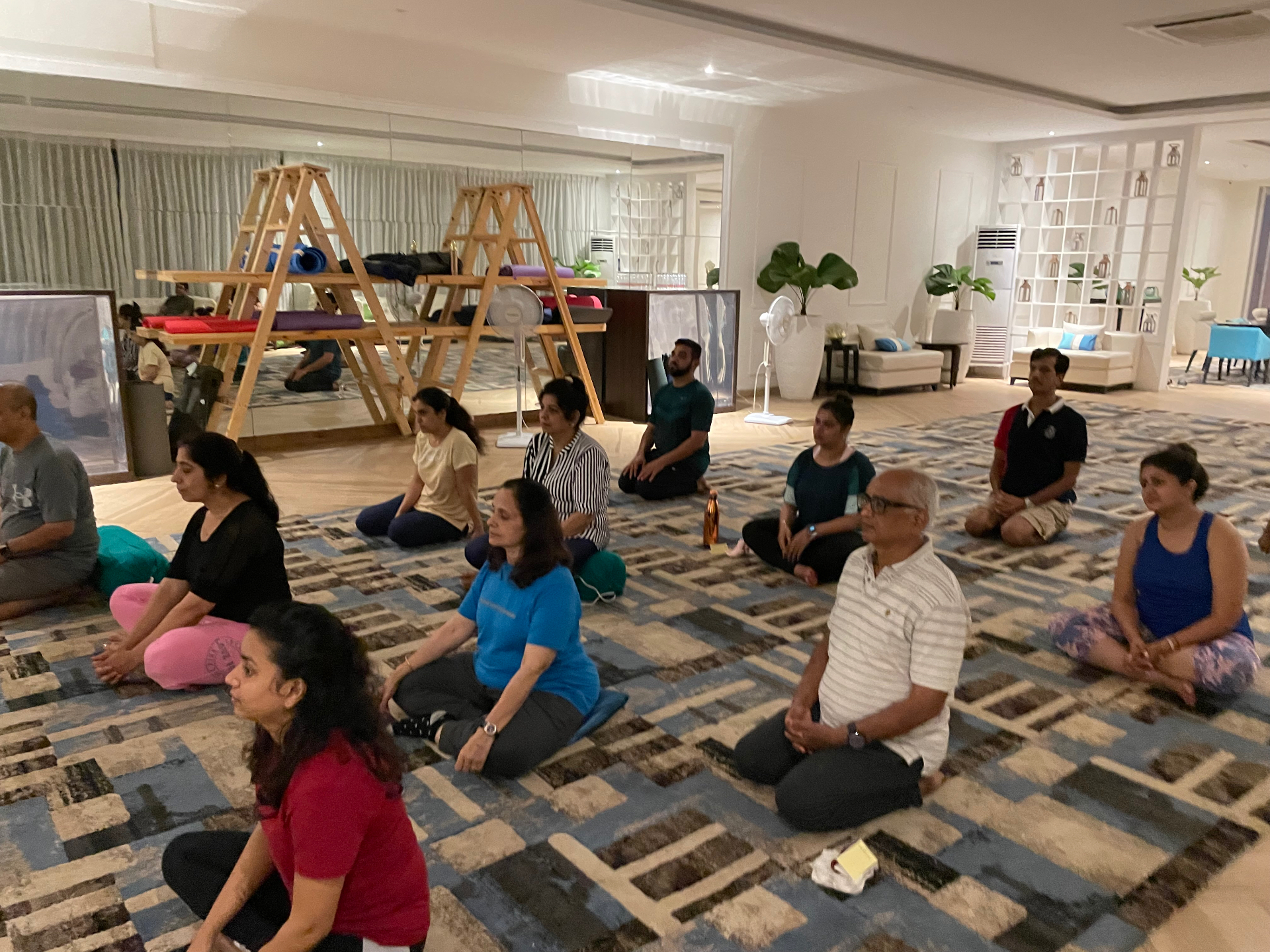 Scene from a previous Ojas retreat