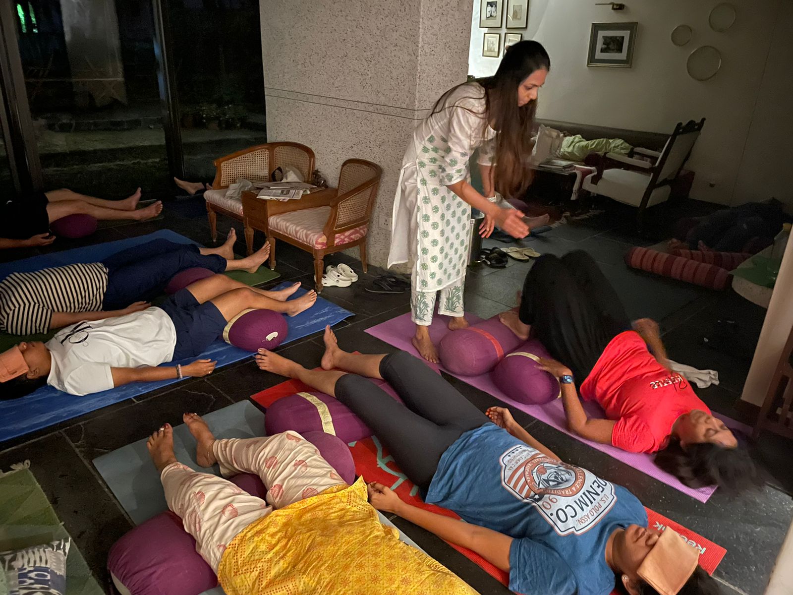 Scene from a previous Ojas retreat