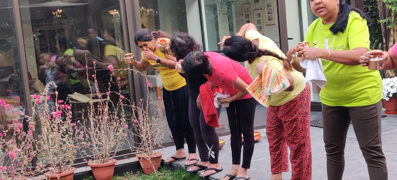 Scene from a previous Ojas retreat